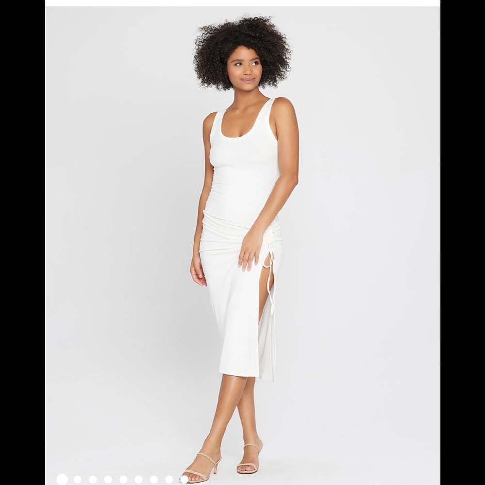 L*SPACE Sandpiper Ribbed Midi Dress size Small NWOT